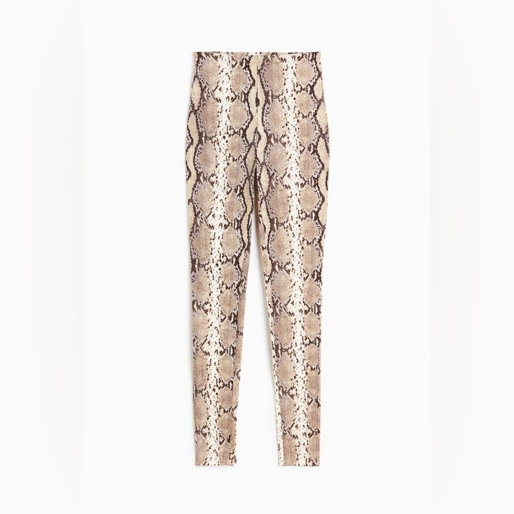 Jersey Snakeskin leggings by H&M NWT